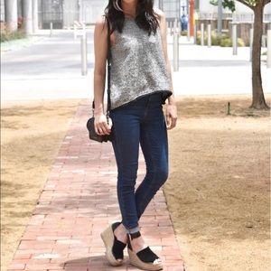 Madewell tweed top